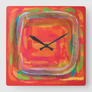 El reloj de pared del tubo