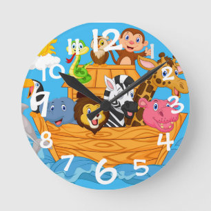 El reloj de pared infantil de los Personalizados 