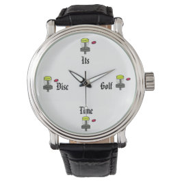 El reloj de pulsera de It Disk Golf Time