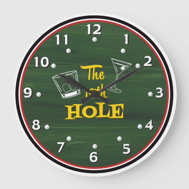 El reloj del golf del 19° agujero (Anverso)