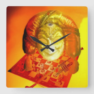 El reloj del muro del genio