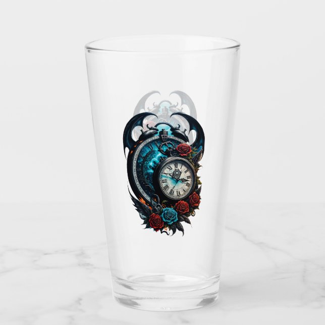 El reloj en la niebla del infinito. (Anverso)