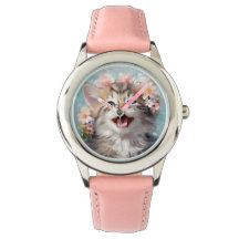 El reloj gatito más feliz