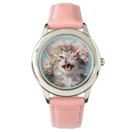 El reloj gatito más feliz