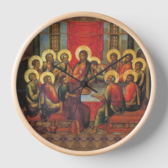 El reloj redondo de la cena del Señor (Anverso)