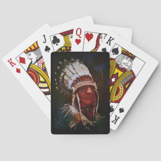 "El Reno Chief" Clásicas Cartas de Juego