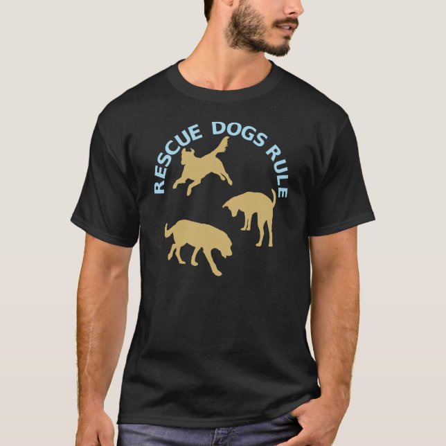 El rescate persigue la camiseta de la regla (Anverso)