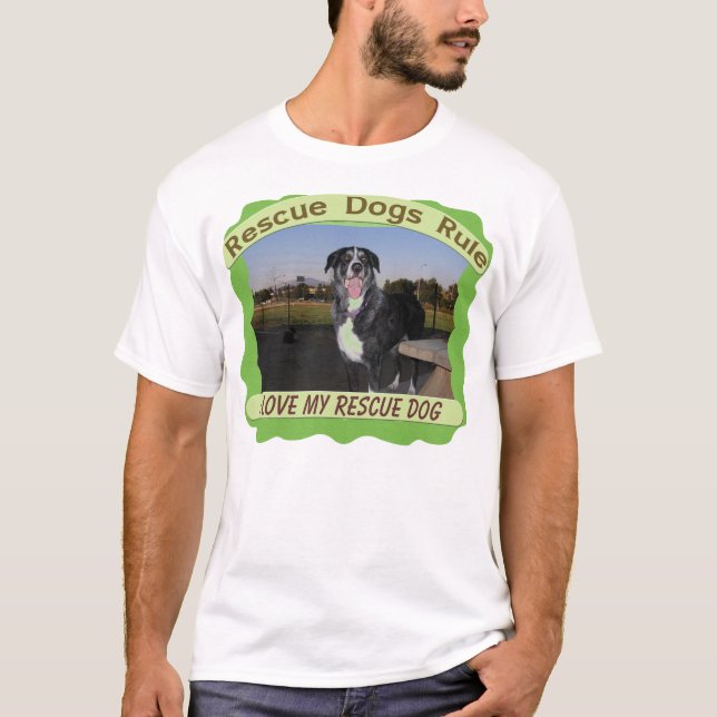 El rescate persigue la camiseta de la regla (Anverso)