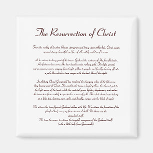 El Resurection del imán de Cristo - texto