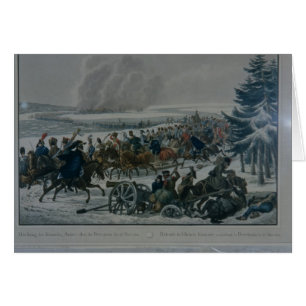 El retratamiento del ejército francés de Moscú