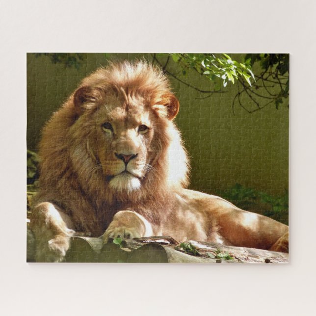 El retrato del Rey León, rompecabezas (Horizontal)