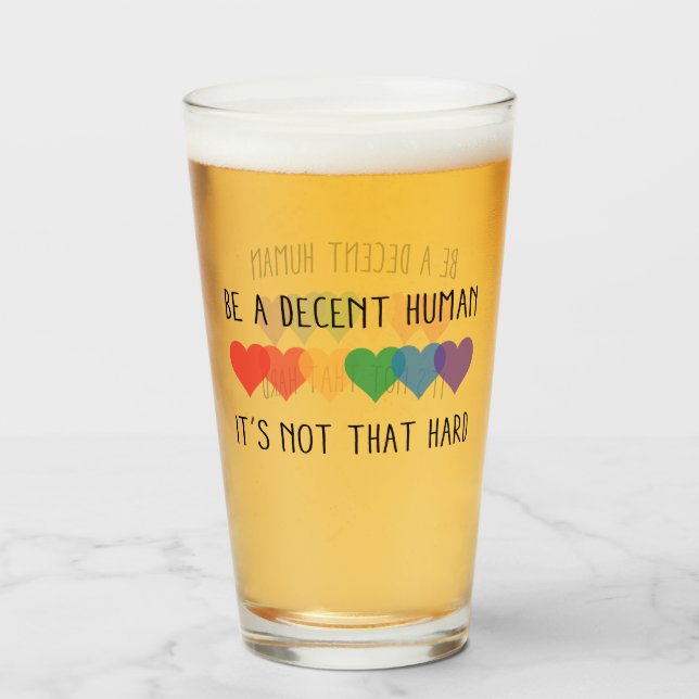 El retro cardíaco LGBT es un ser humano decente no (Anverso (lleno))