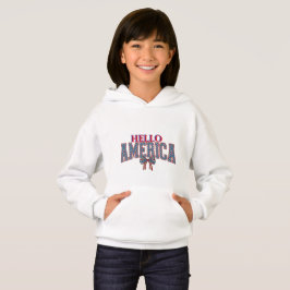 El retro orgullo americano Hoodie.