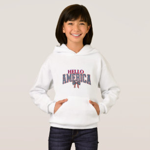 El retro orgullo americano Hoodie.