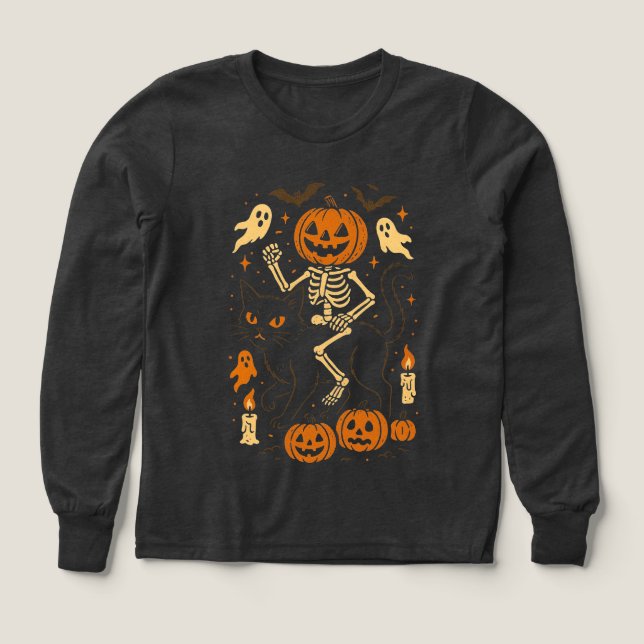 El rey de la calabaza - La maldición del gato negr (Diseño frontal)