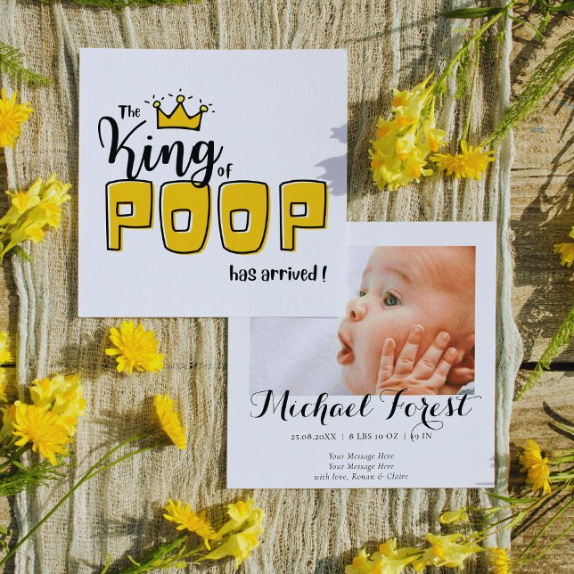 El Rey de la POOP ha llegado al anuncio de nacimie (Subido por el creador)