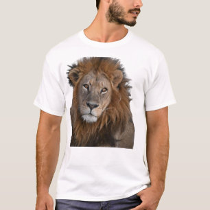 EL REY DE LA SALVEDAD   Camiseta gráfica de león e