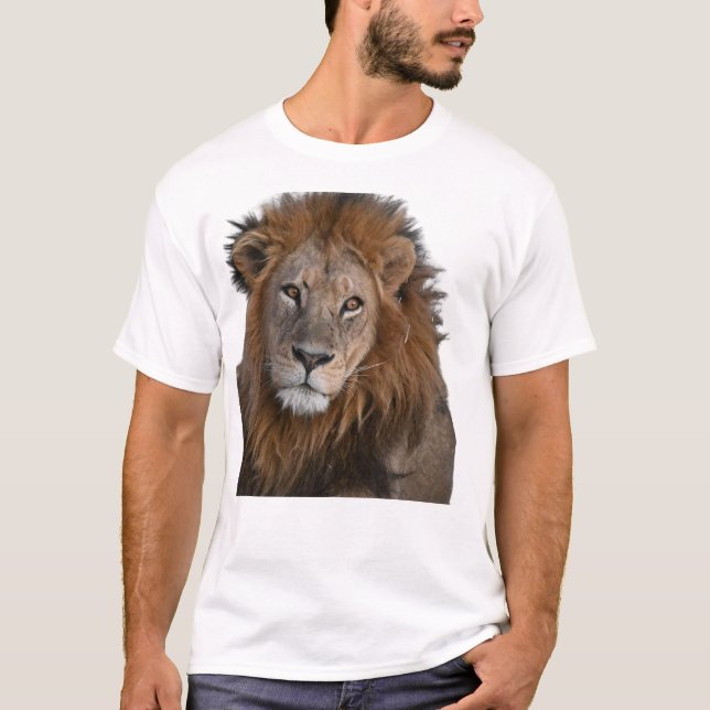 EL REY DE LA SALVEDAD | Camiseta gráfica de león e (Anverso)