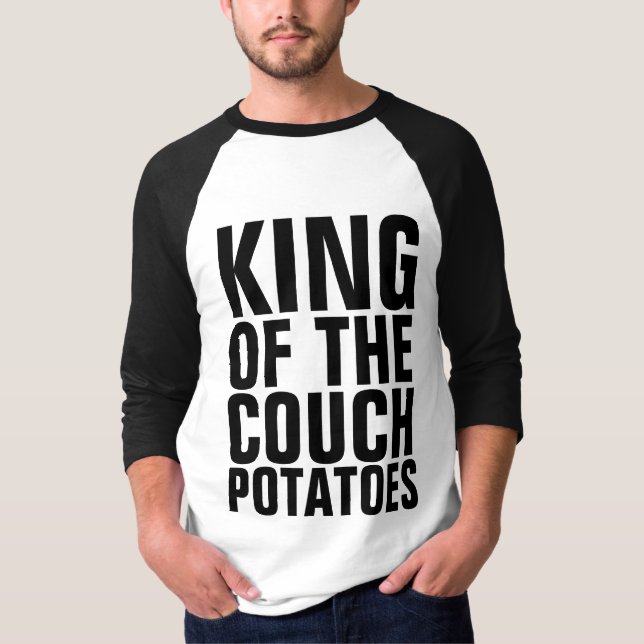 EL REY DE LAS PAPAS DE CAFÉ, Camisetas DE PAPÁ (Anverso)