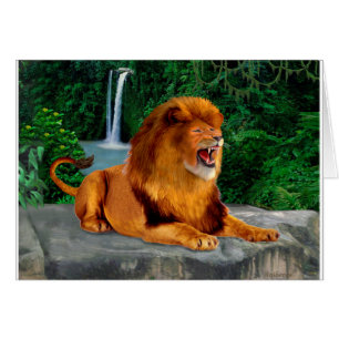 El rey de rugido del león