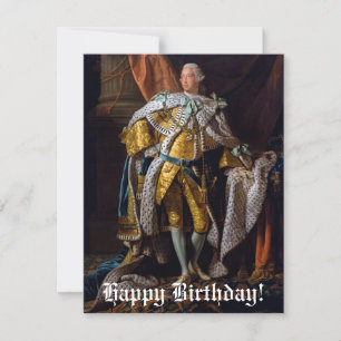El rey Jorge III por Allan Ramsay Feliz cumpleaños