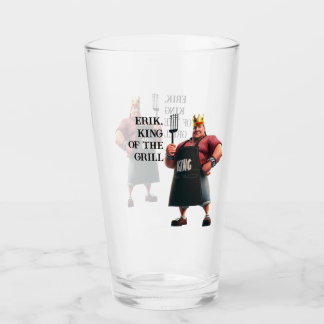 El Rey personalizado de la copa de cerveza grill