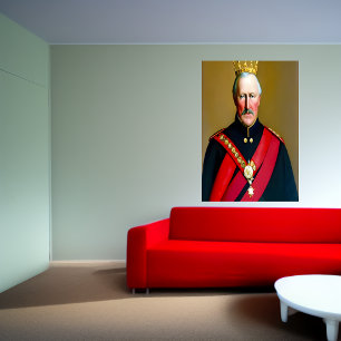 El rey   Poster de arte de IA