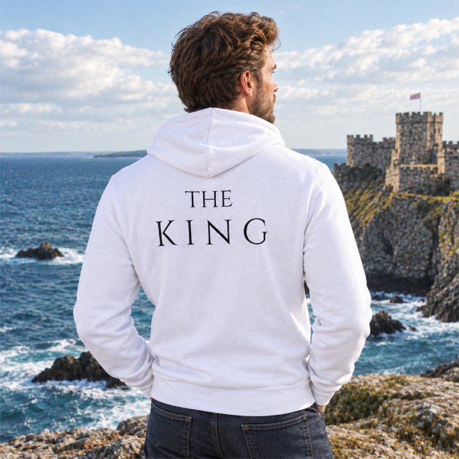 El Rey - Sudadera con capucha de cremallera comple (The King - Bella+Canvas Full-Zip Hoodie)