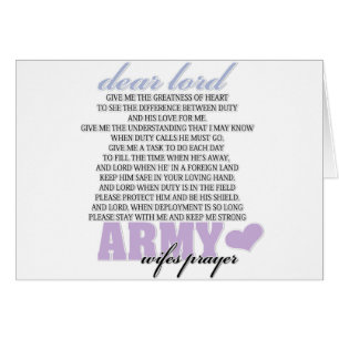 El rezo de la esposa del ejército