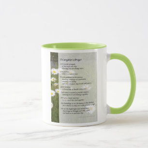 El rezo de un cuidador - taza