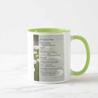 El rezo de un cuidador - taza