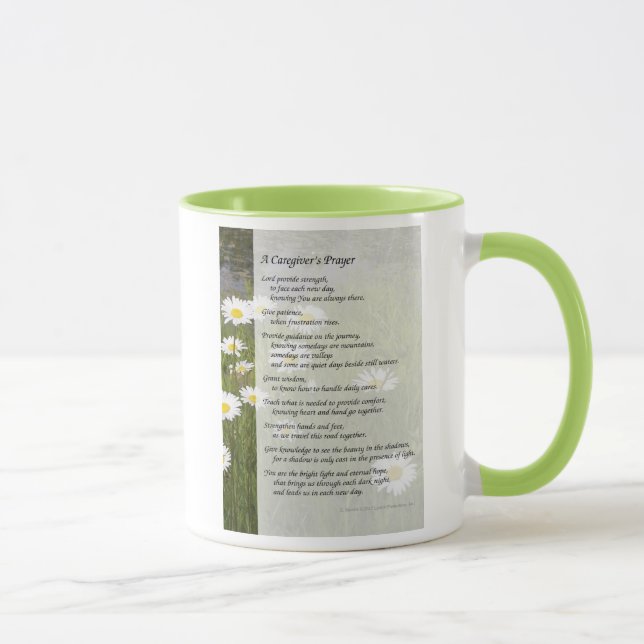 El rezo de un cuidador - taza (Derecha)