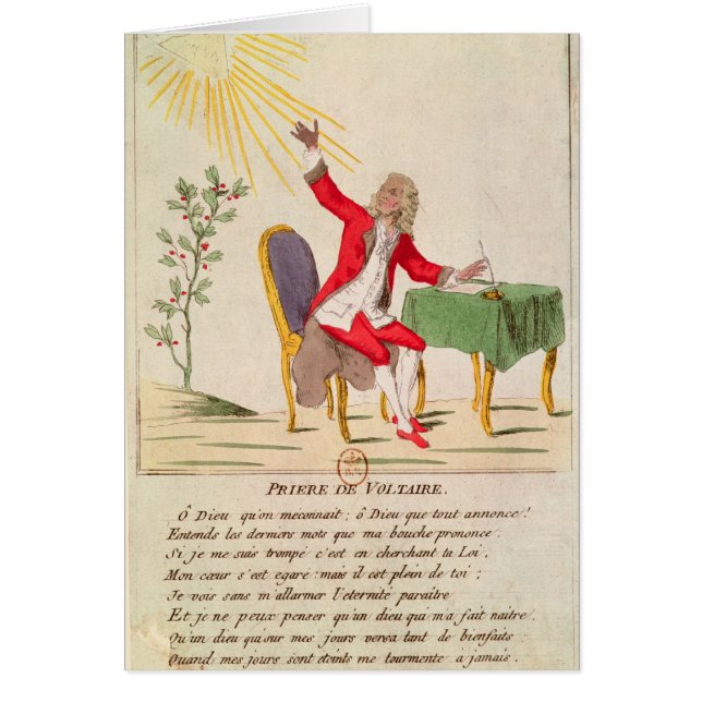 El rezo de Voltaire (Frente)