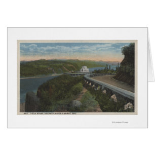 El río Columbia, Oregon - casa de Vista