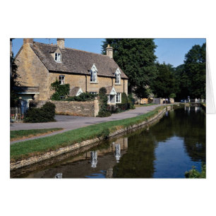 El río de la matanza baja, Cotswolds, Inglaterra