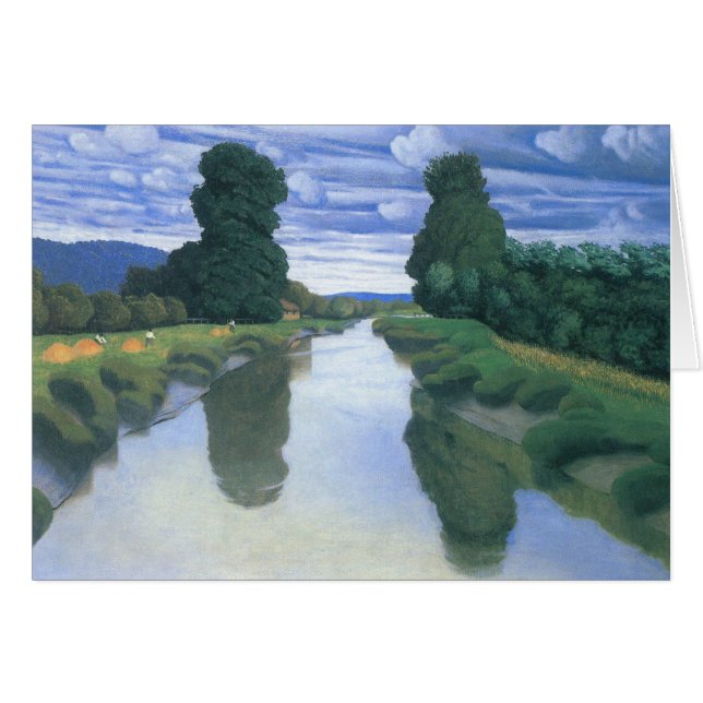 El río en Berville por Felix Vallotton, Bella Arte (Anverso (Horizontal))