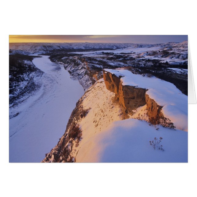 El río Misuri en invierno (Anverso (Horizontal))