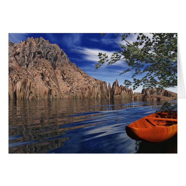 El río - Tarjeta (Anverso (Horizontal))