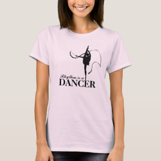 El ritmo es camiseta de la gimnasia del bailarín