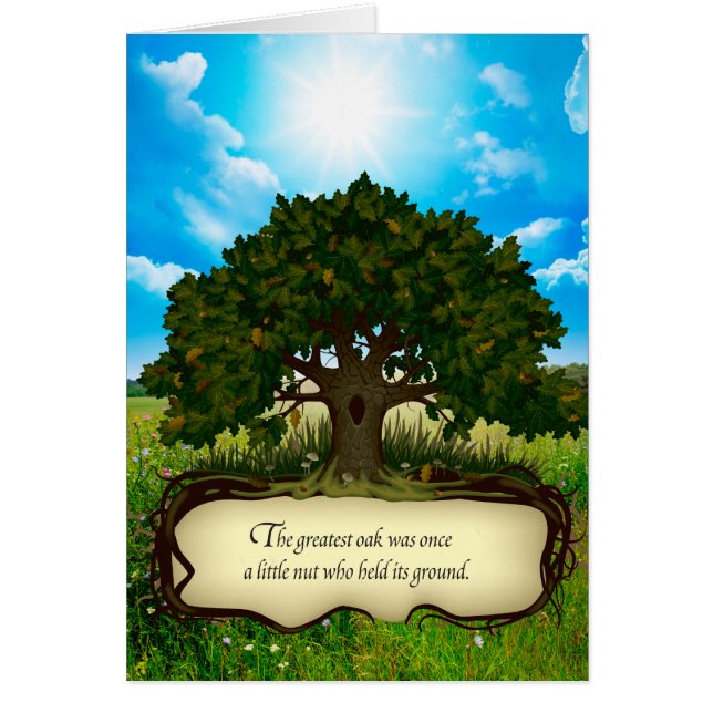 El roble más grande fue una vez un chiflado que so (Frente)