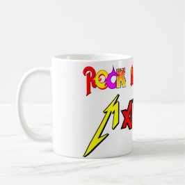 El rock-and-roll importa taza