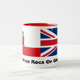El rock británico del diseño de la taza de