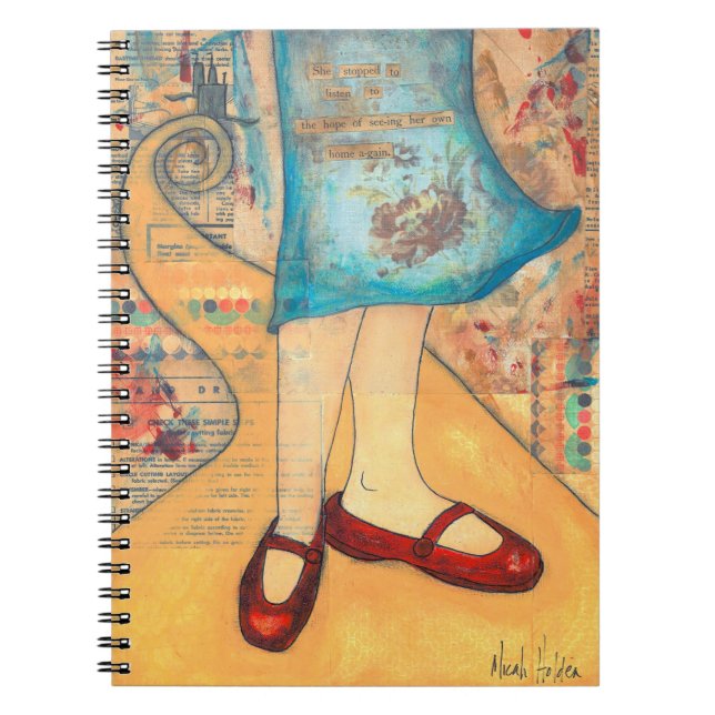 El rojo calza el cuaderno (Frente)