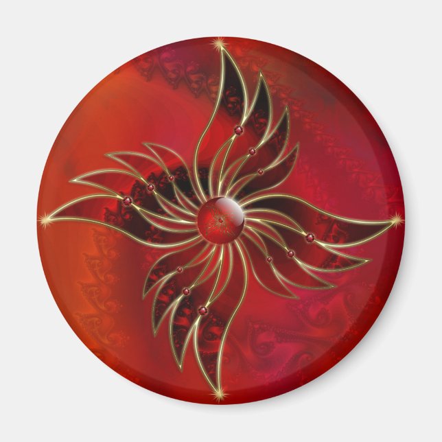 El rojo como el imán de la llama (Frente)