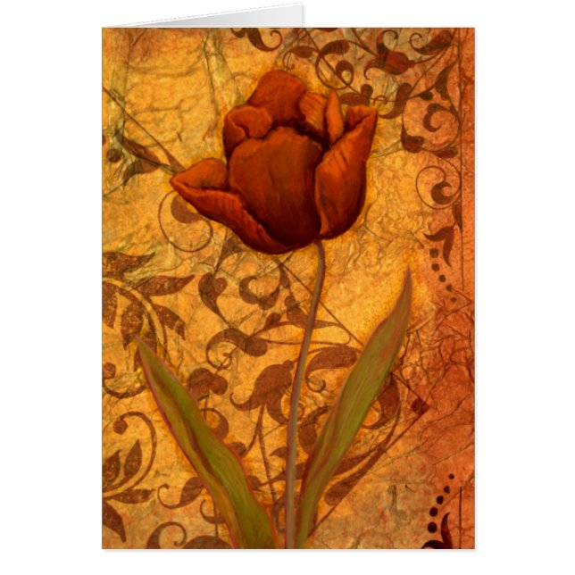 El rojo florece II (Frente)