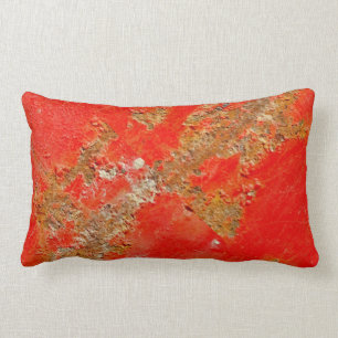 El rojo personalizó el coche antiguo, almohada