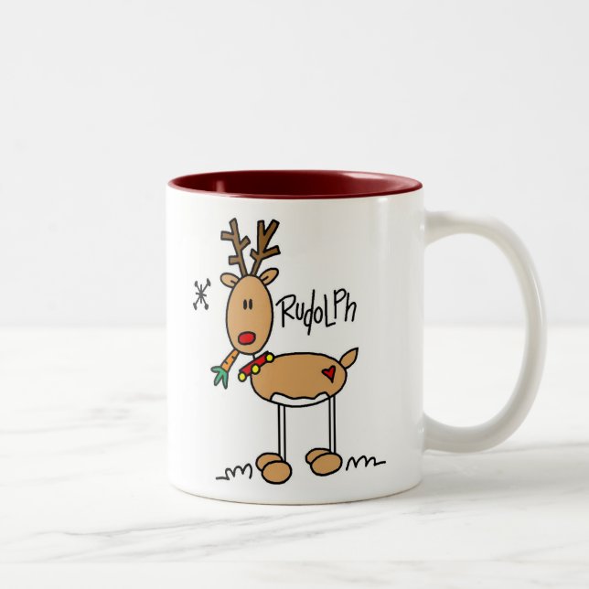 El rojo sospechó la taza de Reigndeer (Derecha)