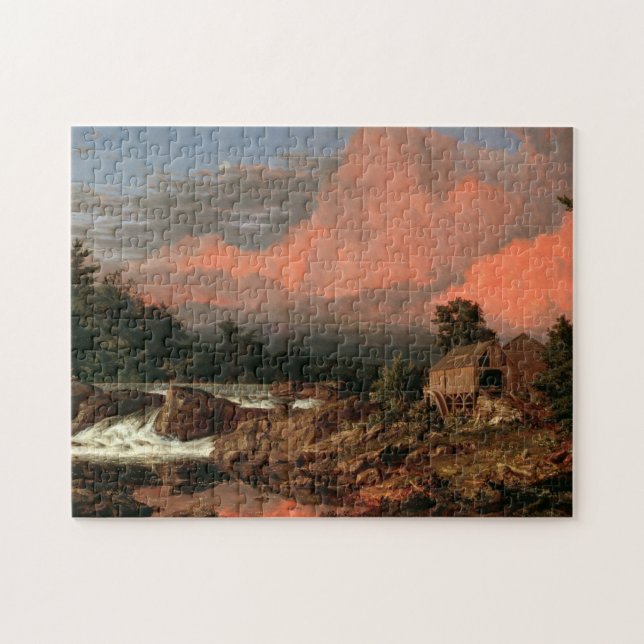 El rompecabezas artístico "Rutland Falls" de la Ig (Horizontal)