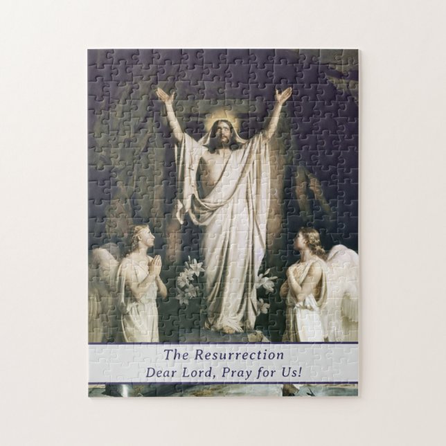 El rompecabezas católico de la resurrección (Vertical)