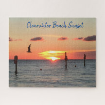 El rompecabezas de Clearwater Beach Sunset Jigsaw